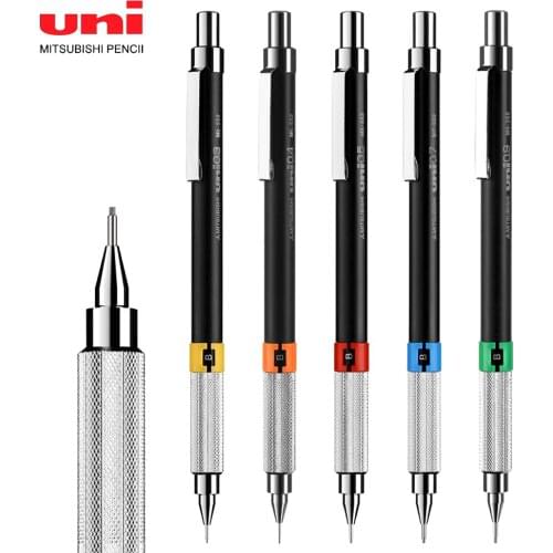 1pcs UNI Low Center of Gravity Mechanical Pencil M5-552 Metal Grip Drawing Activity Mechanical Pencil for Fine Art Painting