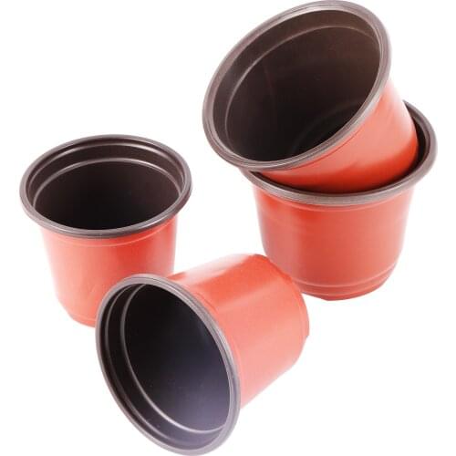 6 Pcs Lightweight Seedling Flower Pot Plastic Grow Box Fall Resistant Tray Home Garden Plant Nursery Pot 12 Size Optional