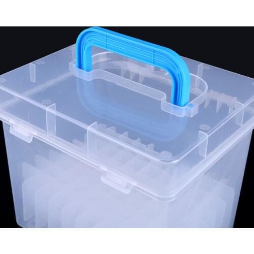 80 Slot Plastic Carrying Marker Case Holder Storage Organizer Box for Paint Sketch Markers-Fits for Markers Pen from 15mm to