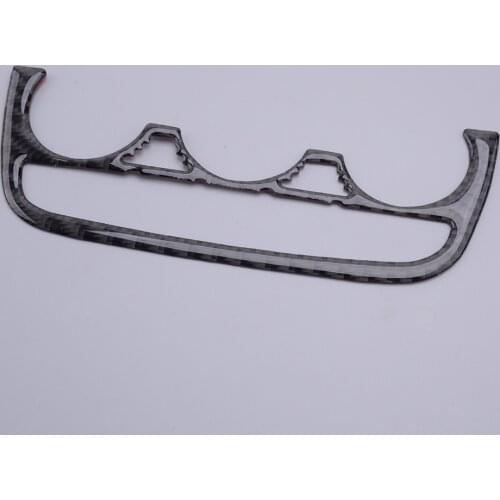 Black Carbon Fiber Console Air Conditioning AC Button Panel Cover Trim Fit For Audi TT TTRS 2008 2009 2010 2011 2012 2013 2014