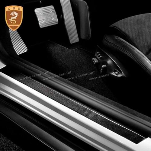 CSSYL Factory Price Hot Sell Dry Carbon Fiber Welcome pedals For Maserati GT GTS GC Dry Carbon Welcome pedal Door Car Decoration