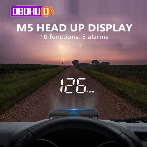 OBDHUD Car HUD OBD2 Head-up Display Windshield Speed Projector Speedometer Windshield KM/H MPH Water Temperature EUOBD