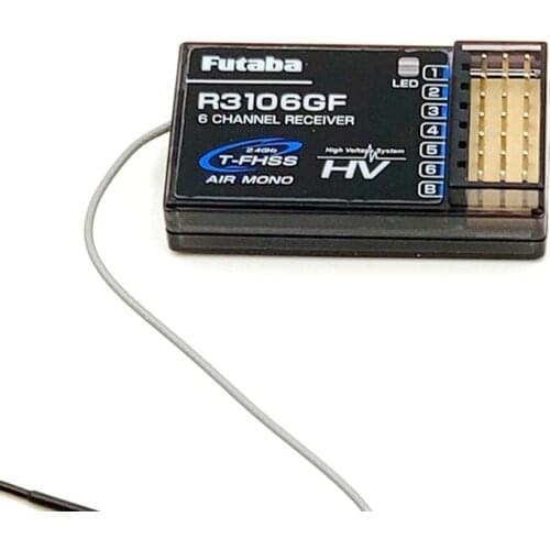 Futaba R3106GF HV 6-Channel T-FHSS Receiver for RC Fixed-wing Aircraft / helicopter RC Toy Parts