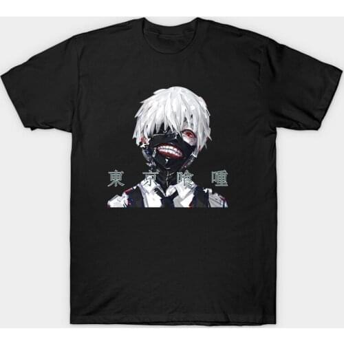 Harajuku T-Shirt Men Anime T Shirt Tokyo Ghoul Anime Tops Tees