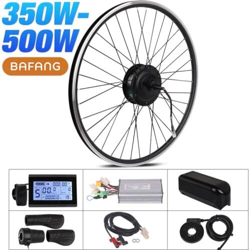 Bafang electric Bike Conversion Kit 20-29 Inch 700C eBIKE Conversion Kit 36V 350W 48V 500W Rear Bicycle Hub Motor Wheel