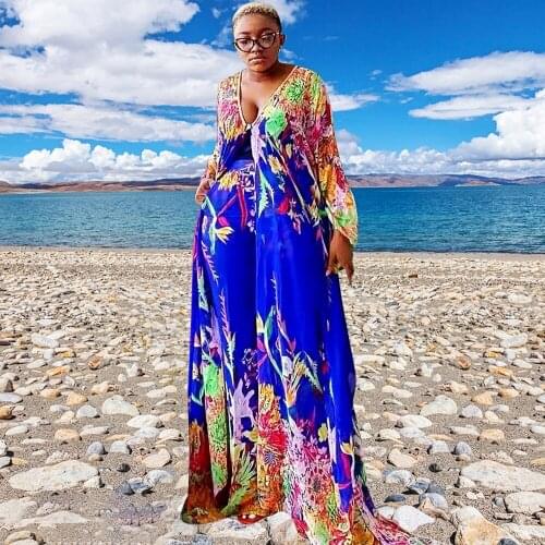 Two Piece Set Women Africa Clothes African Dashiki New Fashion Long Dress Pants Suit Party Dresses Plus Size Robe 2 Piece Sets