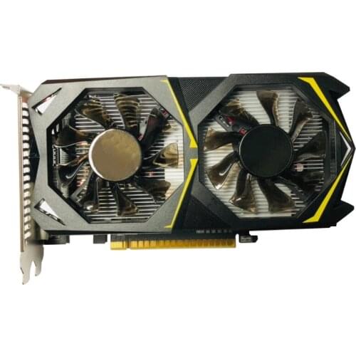 Computer Graphic Card for NVIDIA GTX 1050 4GB GDDR5 128 Bit PCIE 3.0 HDMI-Compatible DVI DPI Interface W/ Cooling Fan