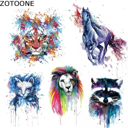 ZOTOONE Creativity Iron on Transfer Patches on Clothing Diy Patch Heat Transfer for Clothes Decoration Stickers Accessories E
