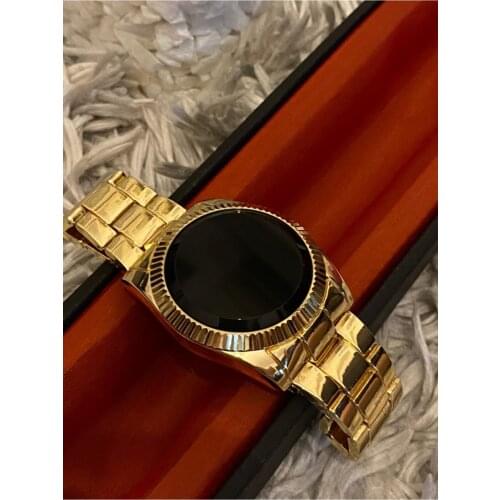 Leerybee Mens Gold Watch