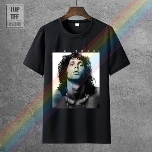 Licensed Official Doors Jim Morrison B&W T Shirt Adult Bra Dor1049 Size S To Xl