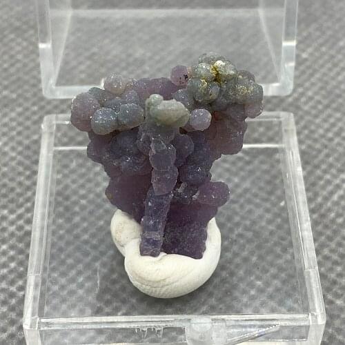 Natural grape agate mineral specimen stones and crystals healing crystals quartz gemstones free shipping 15