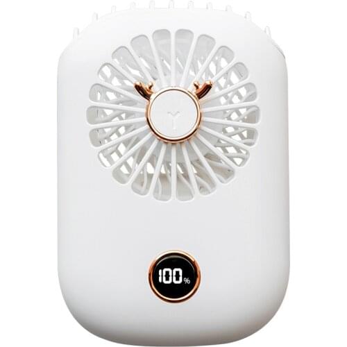 2021 new neck fan mini portable USB small fan desktop silent fan wholesale cross border mini fan handheld mini portable fan