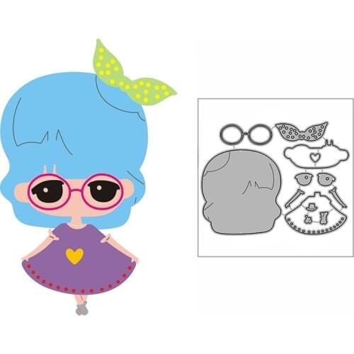 New Dancing Ballet Girl Craft Embossing Mold 2021 Metal Cutting Dies for DIY Decorative Scrapbooking Album Card Making No Stamps