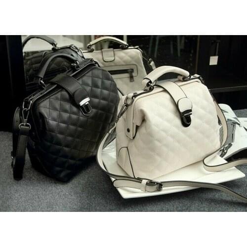 New Retro Doctor Bag Fashion Diagonal One-Shoulder Handbag 2021 Hot