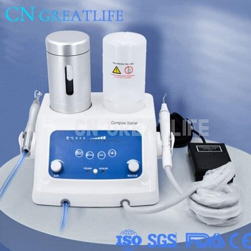 Cleaning Equipment Instruments 2 Ways Supply Water Teething Whitening Air Polisher Dental Ultrasonic Scaler
