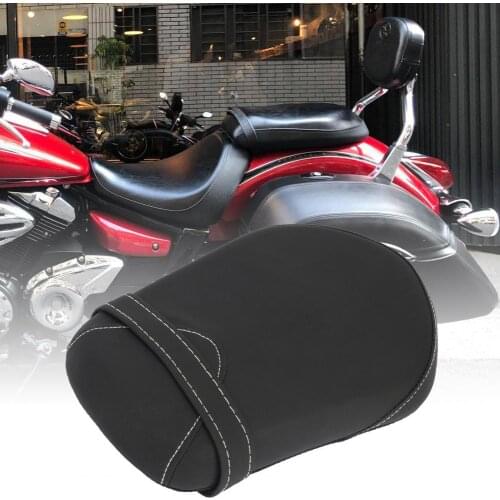Motorcycle Rear Pillion Passenger Seat Saddle Pad Cushion Rear Passenger Pillion Back Seat for Yamaha XVS 950 R-Spec 2014-2016