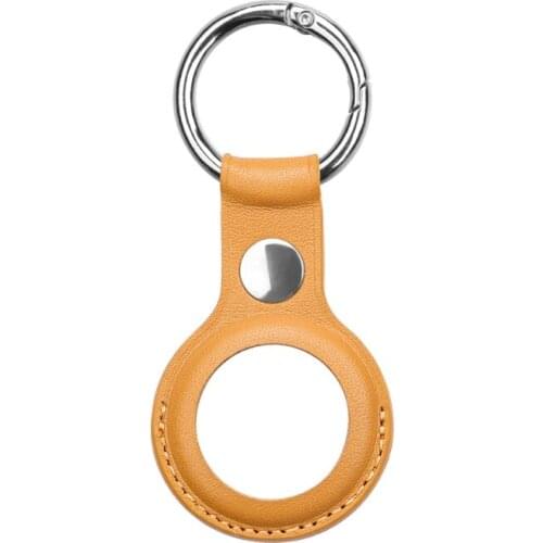 Protective Cover PU Leather Case Location Tracker Protector for AirTags Tracker M5TE