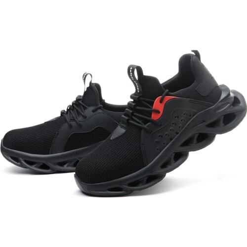 New exhibition Safety shoes men breathable anti-smashing anti-piercing work Boots steel toe cap outdoor protective labor Sneaker