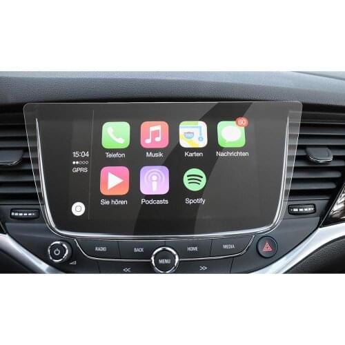 RUIYA Car Navigation Screen Protector For Crossland X 8 Inch 2017 2018 Touch Center Display Auto Interior Stickers Accessories