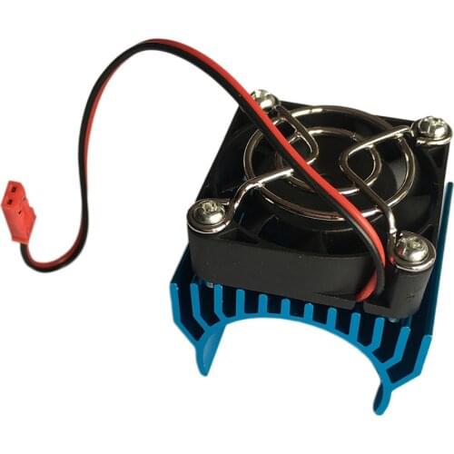 1:8 RC Model Car Cooling Fan Heat Sink Fit 1512/1515 /1518/4274 40-42mm Motor Blue