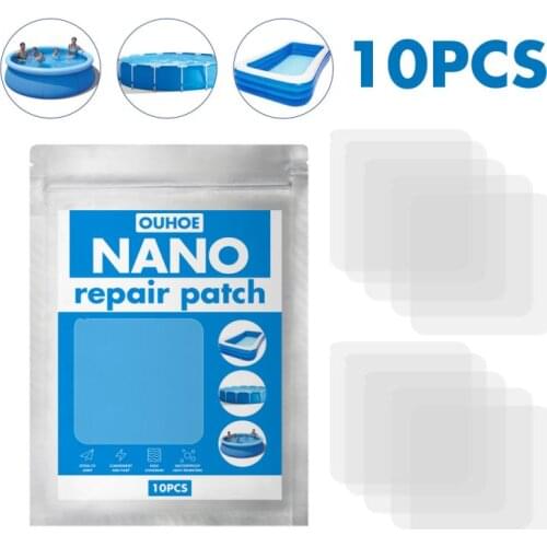 10/20pcs Swimming Ring Repair Patch Swimming Pool Tent Waterproof Special Adhesive Waterproof Inflatable Toy Repair Tape