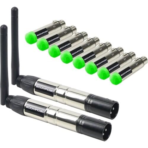 10pcs Wireless DMX Controller DJ Equipment DMX 512 Console Transmitter Receiver Led Disco Light Stage Lights Party Show Control