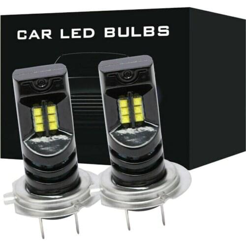 2pcs 6000K 55W Waterproof White H7 LED Bulb Canbus Car Headlight Fog Light Lamp