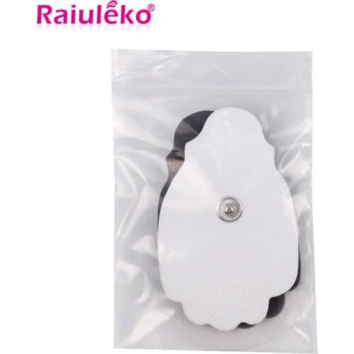 20Pcs Digital Therapy Massage Relaxation Pad Massager Tens Electric Muscle Stimulator Electrodes Adhesive Electrodes Acupuncture