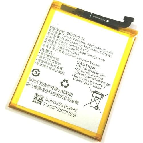 Westrock New GM2017D07A 4000mAh Battery for GOME S1 T1 Smart Cell Phone
