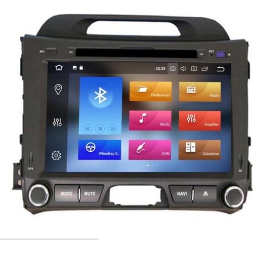 Android 10 4GB ram CAR DVD player for Kia Sportage 2010-2014 audio autoradio stereo headunit multimedia navi taperecorder