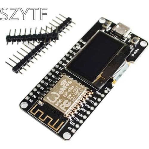 For Wemos NodeMCU ESP8266 ESP-12F 0.96 inch OLED Display WIFI Module Wireless CP2102 Development Board Micro USB Entrance