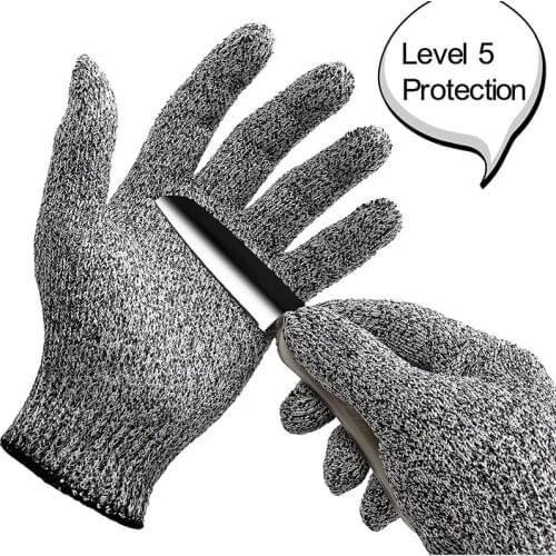 Steel Wire Mesh Gloves Fishing Tools Anti-cut Outdoor Fishing Gloves Knife Cut Resistant Protection Fishing Hunting Gloves