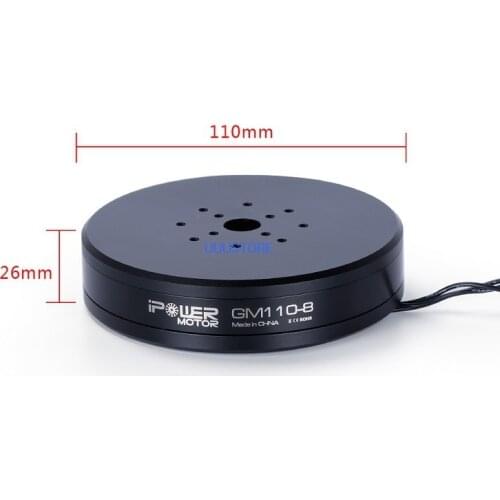 Iflight iPower 24N28P GM110-8 150T Brushless Gimbal Motor with AS5048A Encoder based on BLDC For 5D2 / 5D3 Camera stabilization