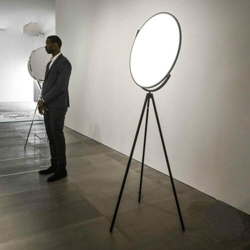 Italian Acrylic Led Floor Lamp for Living Room Warm Light Standing Lamp Lustre Led Luminaire Moon Light Floor Lamp Lampara Pie