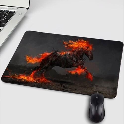 Beautiful Horse Animal Pattern Mousepad Creative Diy Non-slip Wear Rubber Table mouse Mat Pad To Improve Mouse Speed