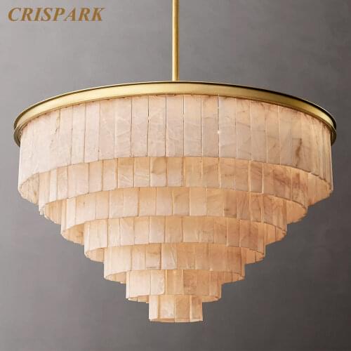 Copper Modern LED Chandelier Lighting Water Ripple Crystal Ceiling Lamp Luxury Indoor Light Fixture for Living Room Hotel Kichen