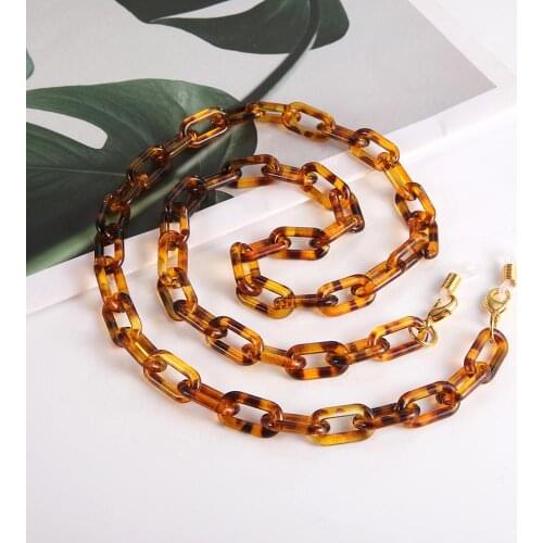 Teamer Chic Acrylic Chain for Mask Sunglasses Chain Neck Holder Lanyards Straps for Glasses Accessories Face Mask Necklace