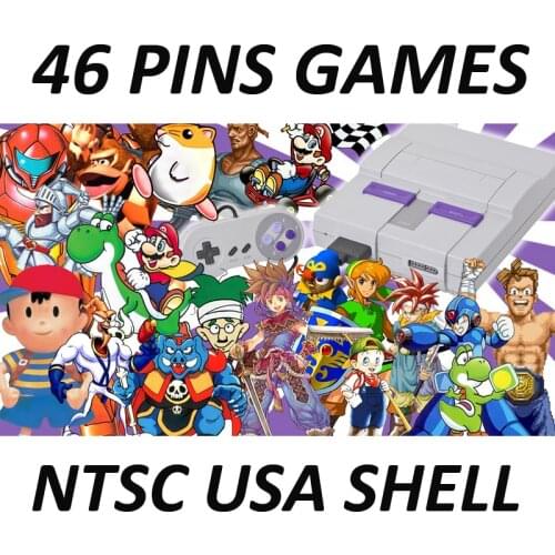 Hot 16 Bit NTSC 46 Pin Big Gray Game Cards For USA Version Game Player Video Game Console