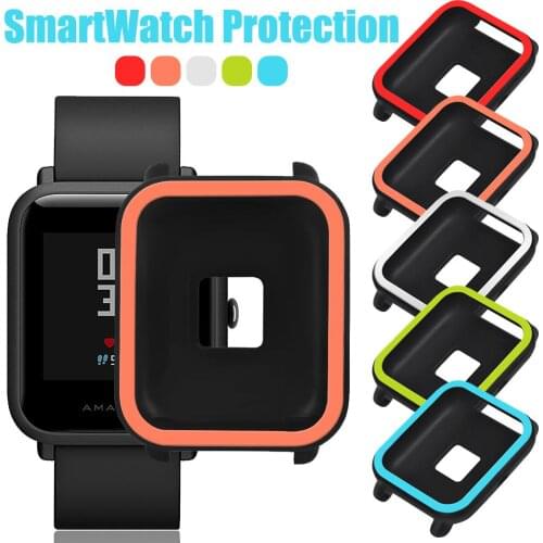 Soft TPU Protection Silicone Full Case Cover For Huami Amazfit Bip Youth Watch SmartWatch Watachband Sporting Goods Accessories