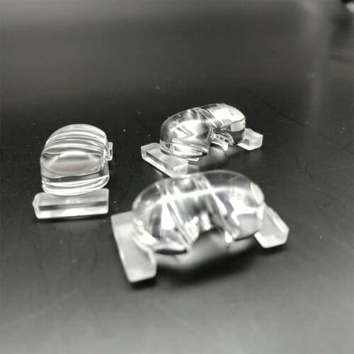 New design LED lens 60X120 degree for high power LED Street Peanuts Lens