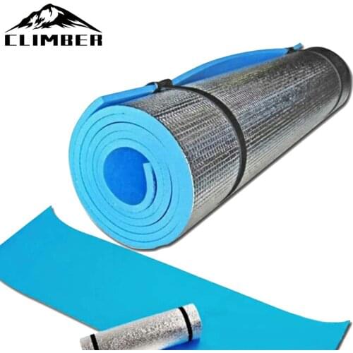 【New store 】 Camping Mat EVA Aluminum Film Moisture Pad Beach Picnic Yoga Mat Blanket Lightweight Sleeping Mattress Hiking Bed