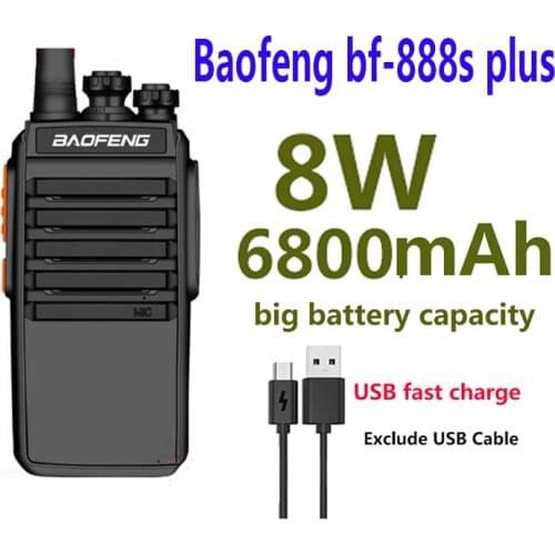 Ham radio hf transceiver mini Walkie talkie 8w baofeng ppt wolkie tokie 400-470MHz scanner radio Communication Two Way Radio