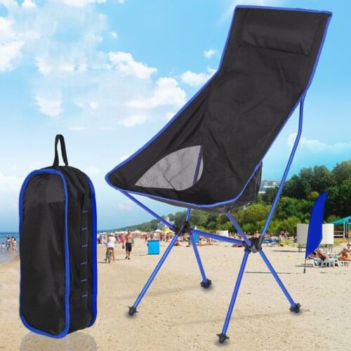 Folding Fishing Chair Oxford Cloth Camping Seat Hiking Picnic BBQ Beach Tourist Ultralight Outdoor Camping Chair