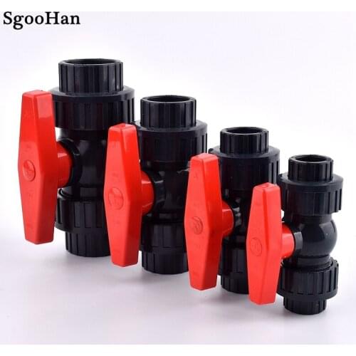 1PC Inner Diameter 110mm To 20mm UPVC Pipe Union Ball Valve Garden Irrigation Water Pipe Connector Valve Aquarium Adapter