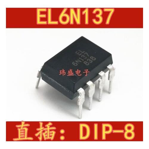 10pcs EL6N137 DIP8 6N137