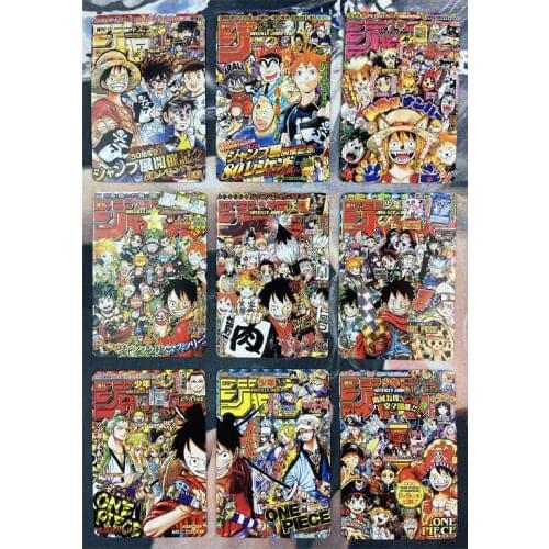 9pcs/set Jump No.3 Dragon ONE PIECE Saint Seiya Toys Hobbies Hobby Collectibles Game Collection Anime Cards