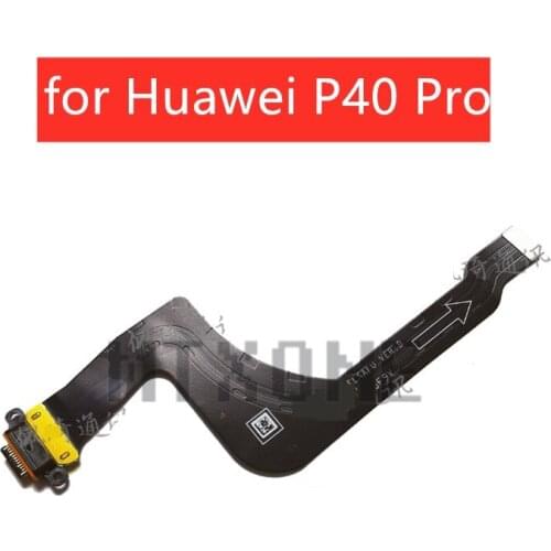 For Huawei P40 Pro USB Charger Connector Flex Cable USB Charging Dock PCB Board Flex Cable Audio Jack Repair Parts