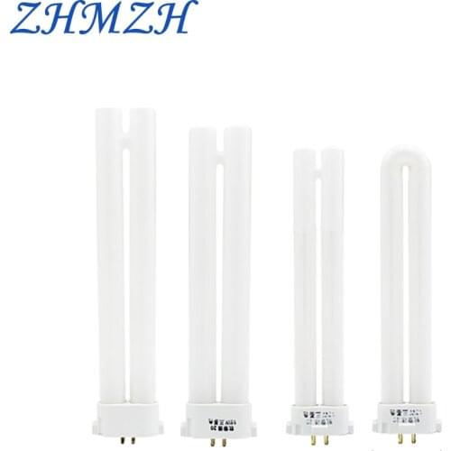 ZHMZH Square Four-pin Trichromatic Tube Fluorescent Lamps Four Needles Desk Lamp Tubes Eye-protection Lights 13W 18W 27W