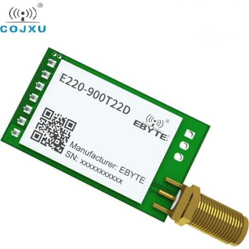 COJXU LLCC68 LoRa Module 868MHz /915MHz Rf Module 5km Long Range Wireless Transmitter and Receiver SMA-K Antenna E220-900T22D