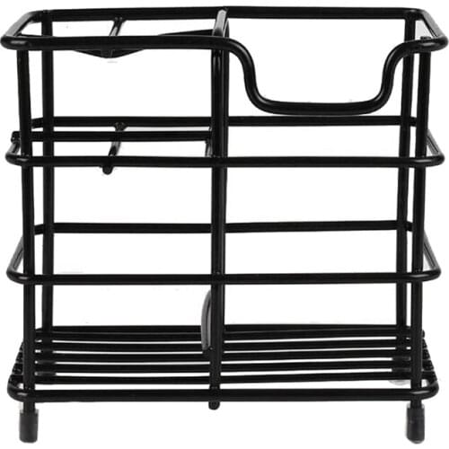 Stainless Steel Toothbrush Holder,Bathroom Toothpaste Holder Stand Multi-Functional for Electric Toothbrush, Black